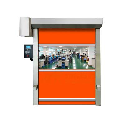 China LangGou PVC Windproof Curtain High Speed ​​Rolling Shutter Doors Delight Door With Noise Attenuation Design for sale