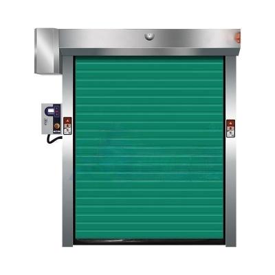 China LangGou Turbo Hardy Fast Rolling Shutter Door Windproof Automatic Lifting Doors Garage Doors With Sealing Box for sale