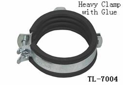 China TL-7004 15--315mm pipe U clamp PVC/EPDM  rubber Glue electrical equipment accessory metal for fixing hose tube for sale