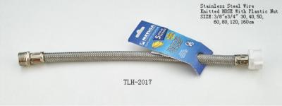 China TLH-2017 pipe flexible hose stainless chrome plated mixer shwater plastic equipment accessory metal for fixing hose tube for sale