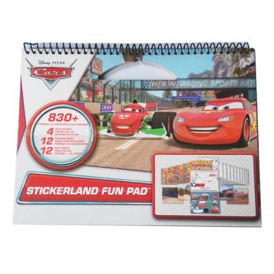 China Cartoon FUNWOOD GQC Sticker Kids Sticker Book Activity Sticker Pad Album for sale