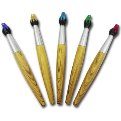 China FUNWOOD GQC Promotional Funny Brush Pen Shaped Ballpoint Pen, Novelty Painting Brush Shaped Plastic Ballpoint Pen for sale