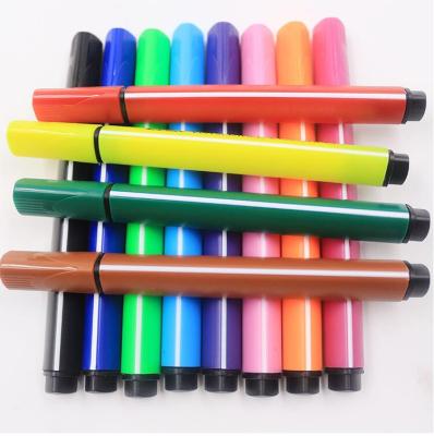 China FUNWOOD GQC Washable Triangle Marker, Plastic Felt Tip Marker Set, Custom Printing Round Tip Marker 31412404 for sale