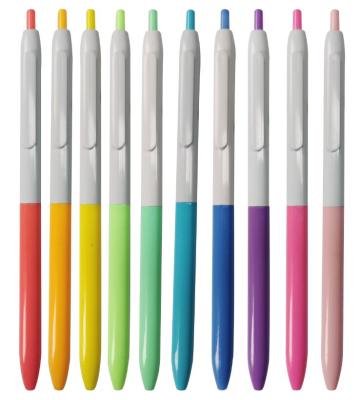 China FUNWOOD GQC 10 Normal Colors As Cheap Plastic Promotional Ink Pen Set, Multicolor Roller Pen Journal Gel Pen Set Gift Gel Pen for sale