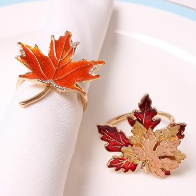 China New Minimalist Towel Ring Holder Towel Button Ring Bar Decoration Easter Pumpkin Halloween Maple Leaf Towel for sale