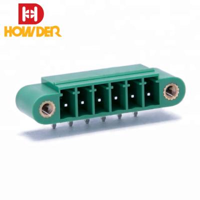 China Vertical PCB 3.5mm Euro Male Female Connector Pluggable Type Terminal Block for sale