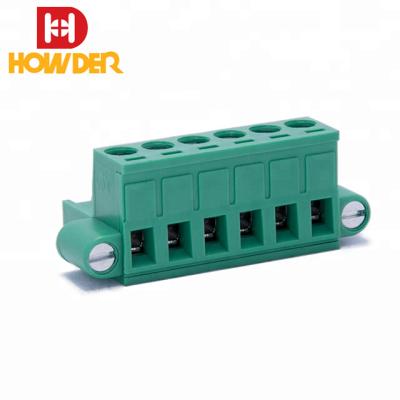 China Wire Connecting 5.0mm 6 Pin 12 Euro Post Connector Type TB for sale