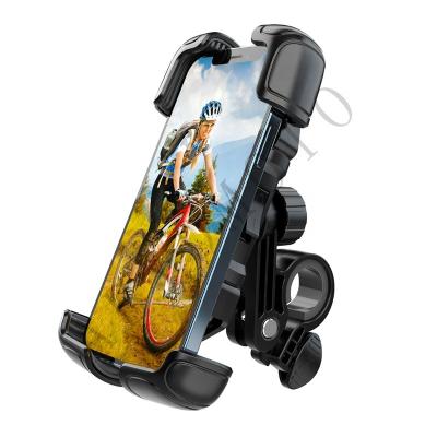 China MOTORCYCLE MOBILE PHONE MOUNT WITH CHARGER 360 FULL ROTATION ADJUSTABLE ANTI SHOCK GUARD STABLE HANDLEBAR for sale