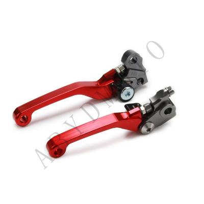 China ABYDMOTO ABYDMOTO ALUMINUM ALLOY ALUMINUM ALLOY SUV MOTORCYCLE BRAKE ADJUSTABLE AND FOLDING DOUBLE-SIDED CLUTCH LEVERS for sale