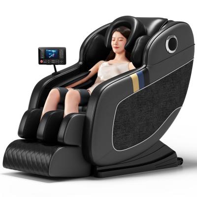 China Hot Selling Luxury Sillon Masajeador Comercial 2022 4D SL System Weightlessness Best Full Body Deep Body Massager Chair Fabric Massage Chair For Sale for sale