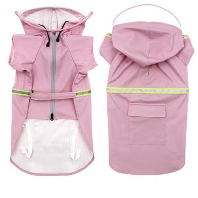 China Durable Traveling Pet Outdoor Clothes Water Proof Pet Clothes Pet Rainwear for sale