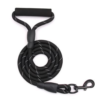 China Amazon New Products Sustainable Dogs Off Color Round Rope Nylon Pet Leash Mixed Products for sale