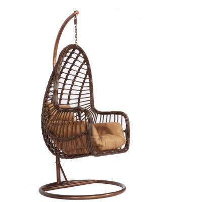 China Modern Modern Pe Rattan Furniture Outdoor Hanging Chair Patio Swings Bed Patio Rack Outdoor Patio Furniture for sale