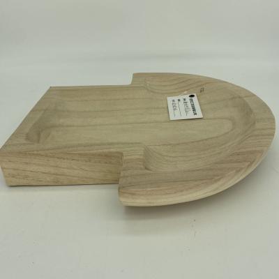 China China Hot Sale Promotional Good Quality Wooden Handmade Shaped Wooden Tray for sale