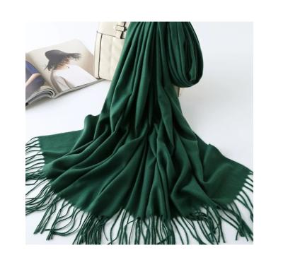 China Wholesale Heavy Turkish Hijab Woven Chiffon Chiffon Scarf Contrast Colors Women's Long Shawl Scarf for sale