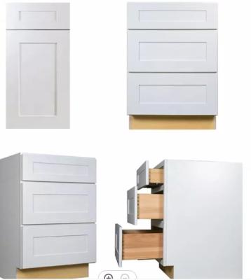 Κίνα Modern Design Modern Wood Kitchen Furniture Shaker White Kitchen Cabinets MDF Cabinet προς πώληση