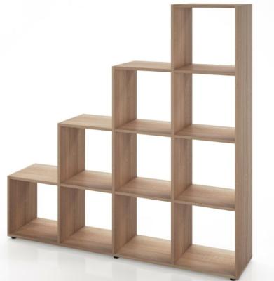 중국 Children's Wooden Book Shelves Display Shelf (in size) Adjustable White Bookcase Shelf Storage Cube for Home 판매용