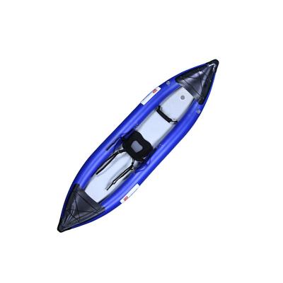 China Fishing latest design sport boat rubber kayak floating inflatable solo kayak for canoe wholesale kayak for sale