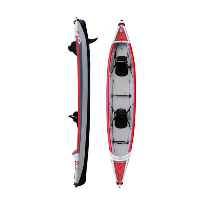 China Sport Latest Design Inflatable Kayak Set Canoe Paddle Belly Boat Canoe Fishing for sale