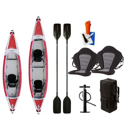 China Fishing Sport Latest Design Inflatable Kayak Rowing Boats Inflatable Folding Kayak for sale