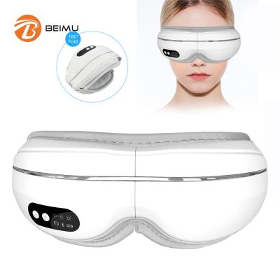 China Wrinkle Remover Eyes Ball WirelessSmart Vibration 4D Electric Heated Eye Massager With Heat Compression for sale