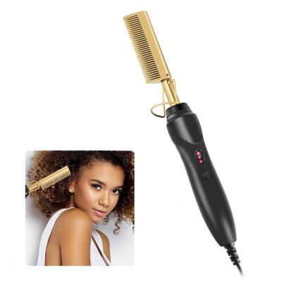 China Home Magic Hot Electric Brush Straightener Straight Hair Styler Anti-scalding Comb for sale