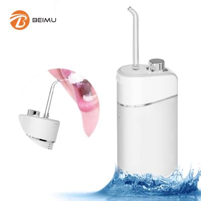 China Handheld Portable Ultrasonic Tooth Cleaning Oral Clean Irrigator Water Flosser Teeth Cleaner for sale