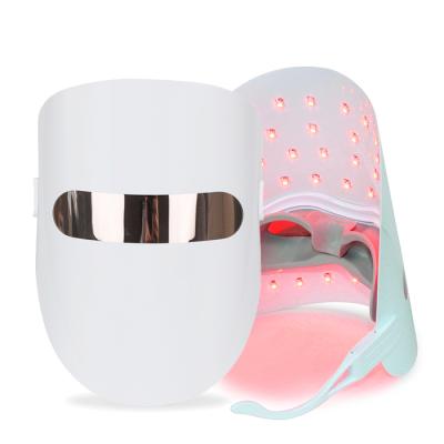 China Skin Tightening Face Mask Light Up Therapy Photon Party Luminous Neck Led Face Mask for sale