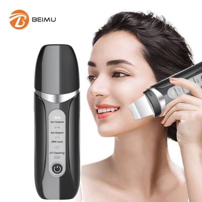 China Professional Hot Eye Care Face Spatula Beauty Skin DEEP CLEANSING Ultrasonic Scrubber for sale