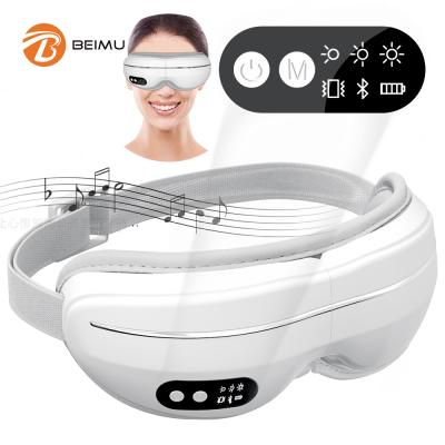 China Wrinkle Electric Foldable Massage Music Foldable Vibration Sleep Remover Smart Eye Massager for sale