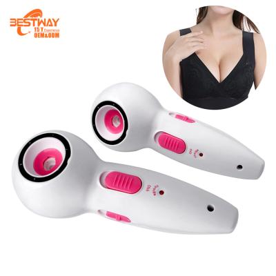 China Portable Hand Heating Lactation Nursing Massager Big Enhancement Female Breast Lifter Vibrating Massager for sale