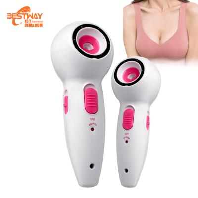 China Secure Portable Vibrating Electric Channels Female Breast Massager for sale