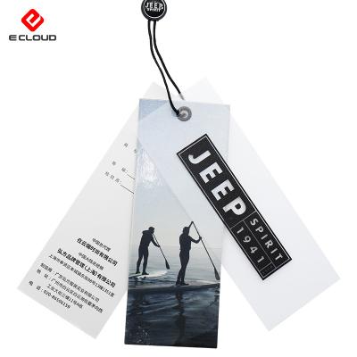 China Waterproof / NFC Product Access Control Card RFID Clothing Tag 860-960MHz H9 Chip UHF Smart Custom Fabric Hang Tags for sale