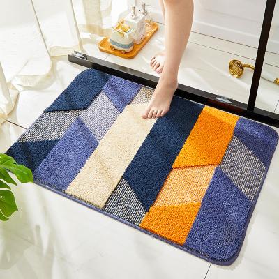 China Bedroom Decoration Floor Mat Bathroom Bath Mat Wear Resistant Kitchen Door Washable Covers Kit for sale