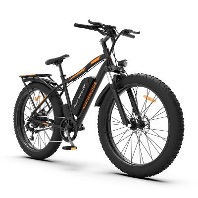 China High quality 48V aluminum electric bike 26 inch durable fat tire mountain electric bicycle 750W urban commuting electric bikes for adults for sale