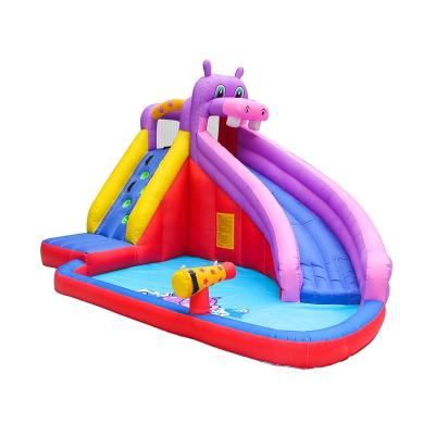 China S067A New Hot Custom Made Nylon Cheap Price Oxford Cloth Hippo Water Slide Supplier From China for sale