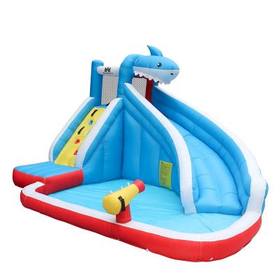 China PVC Tarpaulin And Nylon PVC ISO Certificate Cost By Oxford S313B TopSale OEM Accept Inflatable Hippo Water Slide Factory From China for sale