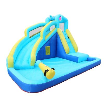 China 420D+480D FVC Fabric Doctor Dolphin Elephant Water Spray Castle Bouncy PVC Bounce House Clearance Commercial Factory China for sale