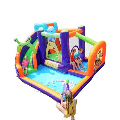 China Wholesale Custom 420D+840D Oxford Fabric Airmyfun PVC Best Design Inflatable Castle Jumper With Slide And Slip for sale