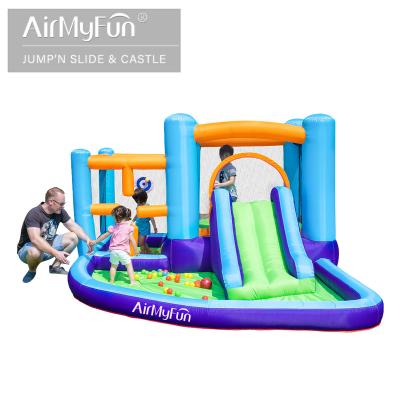 China Wholesale Inflatable Pool PVC Playground Slide Custom 420D+840D PVC Fabric Airmyfun PVC Kids Best Design For Sale for sale