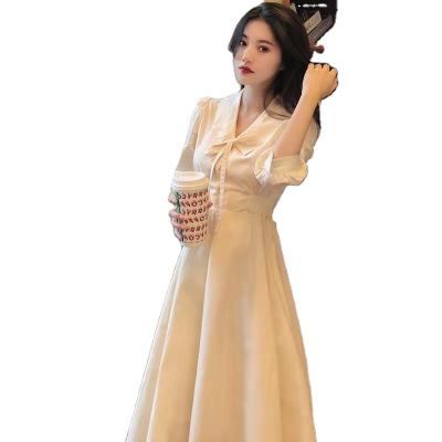 China Anti-static cold wind brought the French doll and the spring of the ankle new female summer super fairy connect the dress skirt for sale