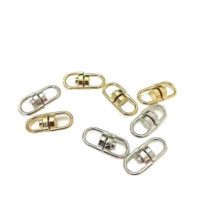 China Comfortable Handle 19 Mm Zinc Alloy Key Button Eight Loop Connection Spinning Bags DIY Accessories for sale