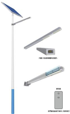 중국 65W LED Street Solar Light 3200LM 3.2V Collector Or Major Road Parking 판매용