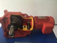 China O chanfro helicoidal 15kw costura a certificação do CE da caixa de engrenagens do motor elétrico à venda