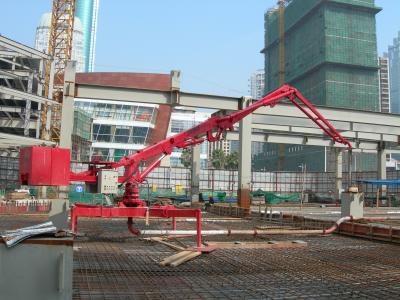 China Estructura compacta de colocación concreta del auge del manual flexible del 12m en venta