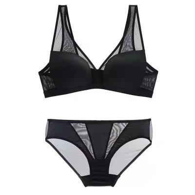 China New Arrival Antibacterial Women's Cotton Bra And Brief Sets for sale