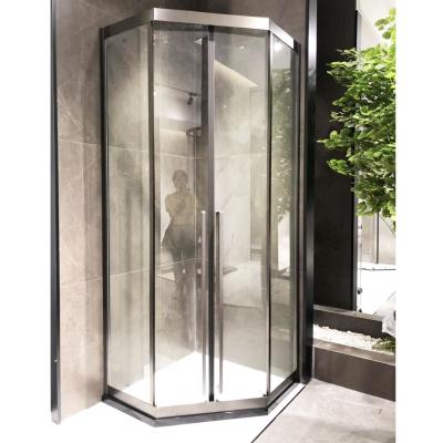 China Modern Hot Selling High Quality Portable Sliding Shower Room Glass Door for sale