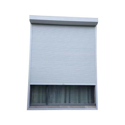 China Modern Cheapest Aluminum Extruded Profile Powder Coating Slats For Electric Roller Shutter Door Roll Up Garage Door for sale