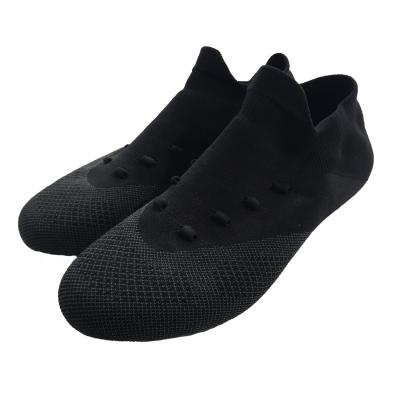 China Free Seam Semi Finished Lightweight Design Cotton Material Mens Socks Upper Driving Shoes Sport Knitted for sale