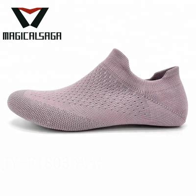 China Free seam comfortable sock manufacture knit vamp men sport shoe upper with free stitching for sale